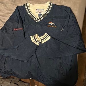 90’s broncos champion windbreaker pullover